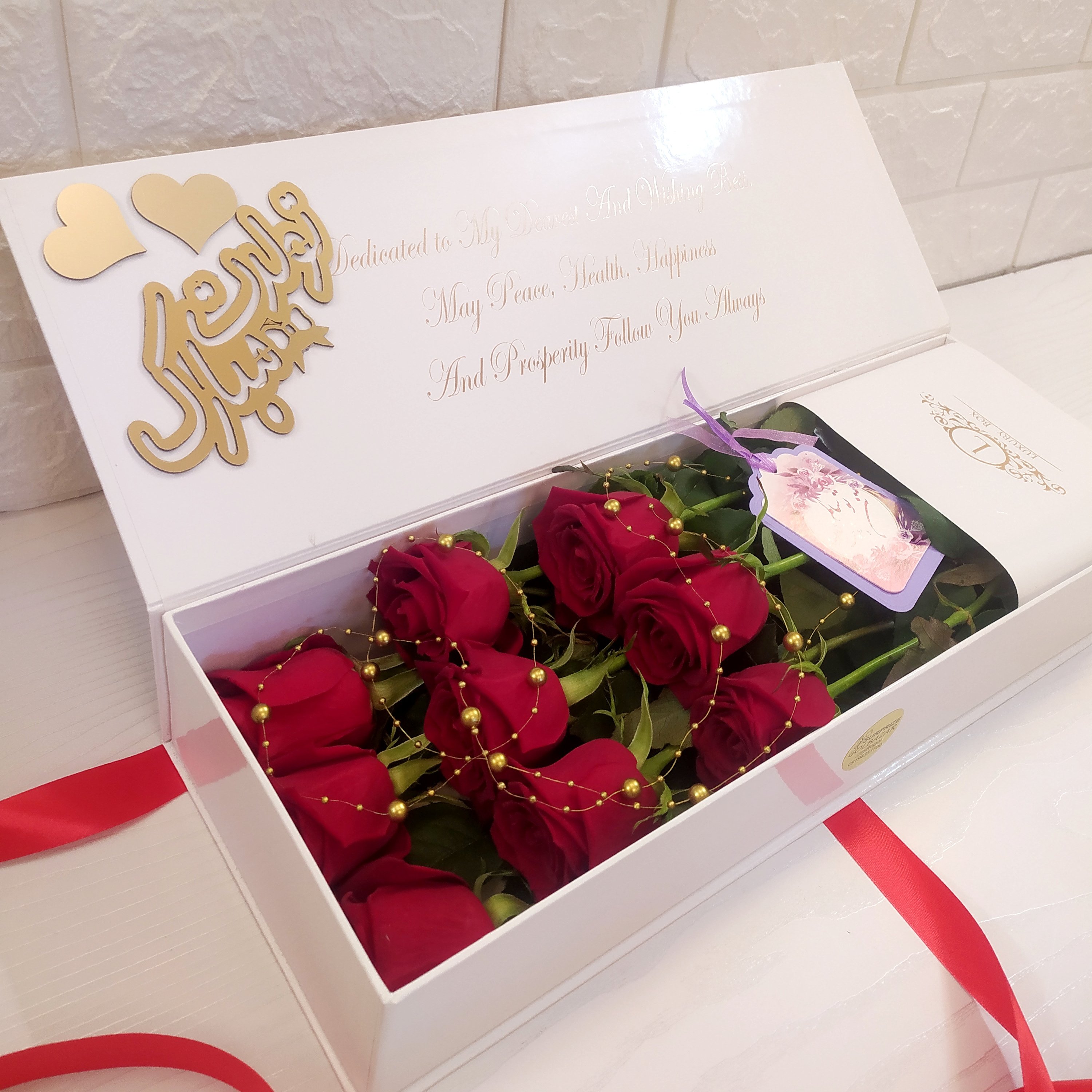 باکس گل 9گل کتابی