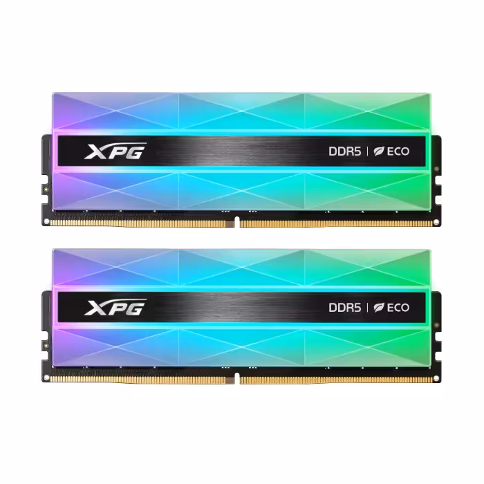 رم کامپیوتر DDR5 دو کاناله 6400 مگاهرتز CL32 ای دیتا ایکس پی جی مدل LANCER NEON RGB DDR5 ظرفیت 48 گیگابایت