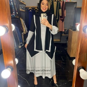 سارافون و مانتو زنانه کرپ مدل پری