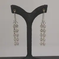 گوشواره فانوسی نقره 