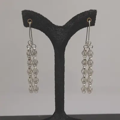 گوشواره فانوسی نقره 