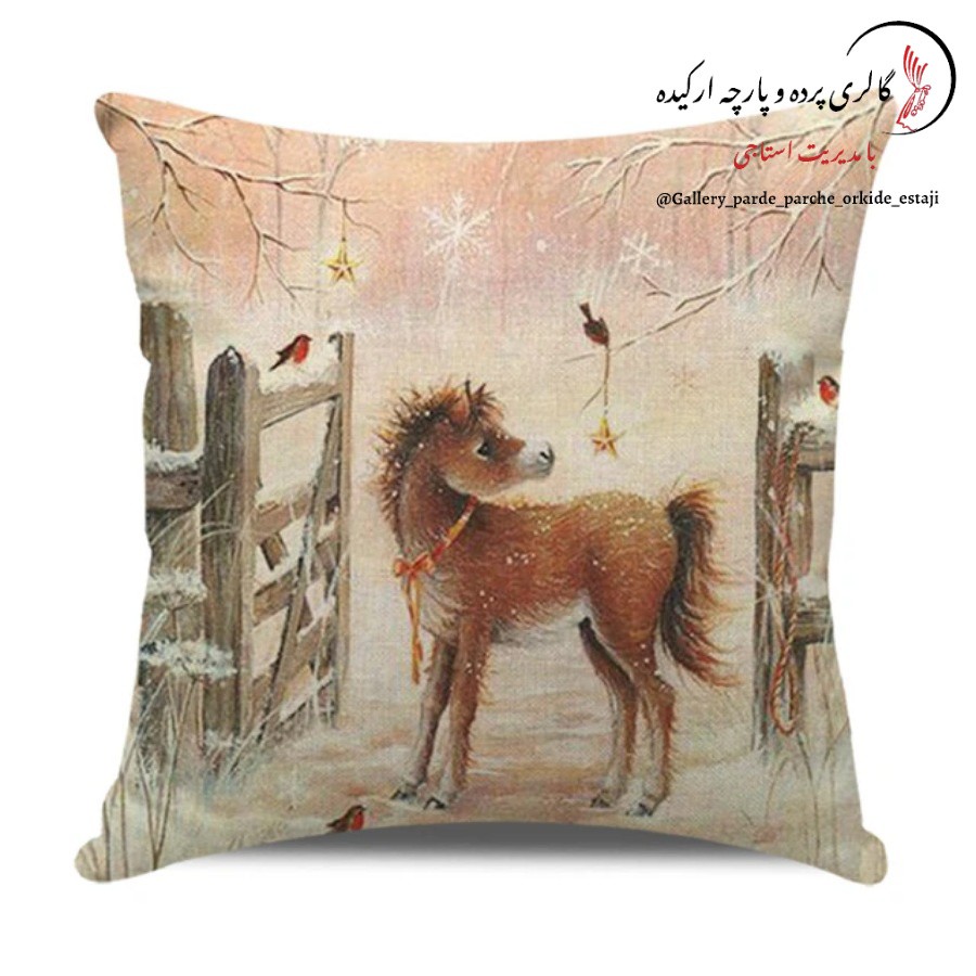 کاور کوسن چاپی  طرح    نقاشی   کد 028