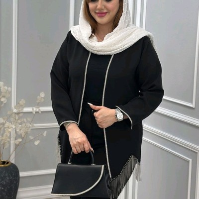 مانتو مجلسی کرپ مدل مانتو مجلسی مازاراتی نورا (عیدانه)
