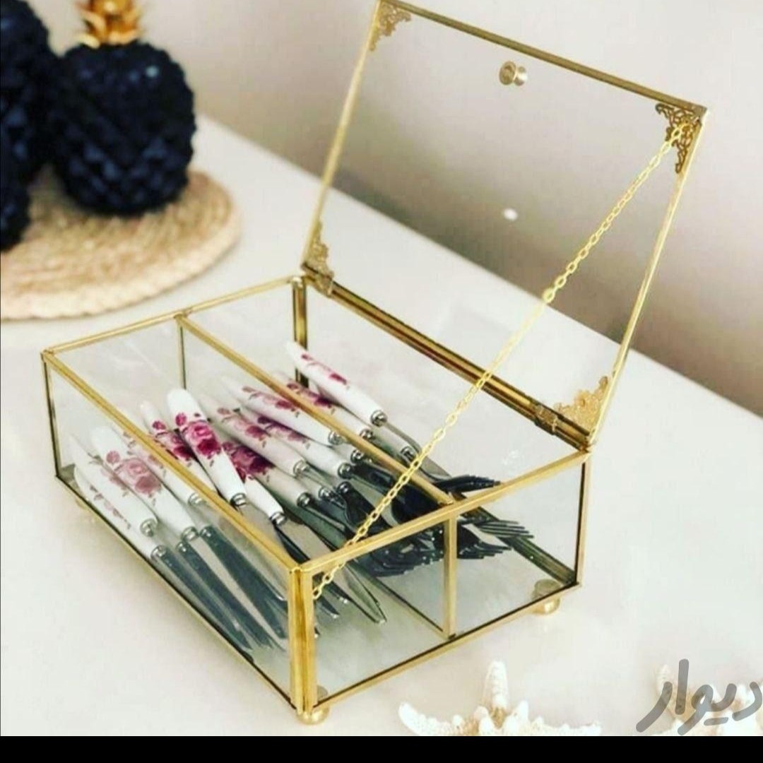 جا قاشق و چنگال و چاقو برنزی