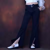 شلوار دمپا چاکدار  دخترانه