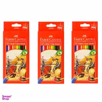 مداد رنگی 12 رنگ فابر کاستل مدل classic بسته 3 عددی