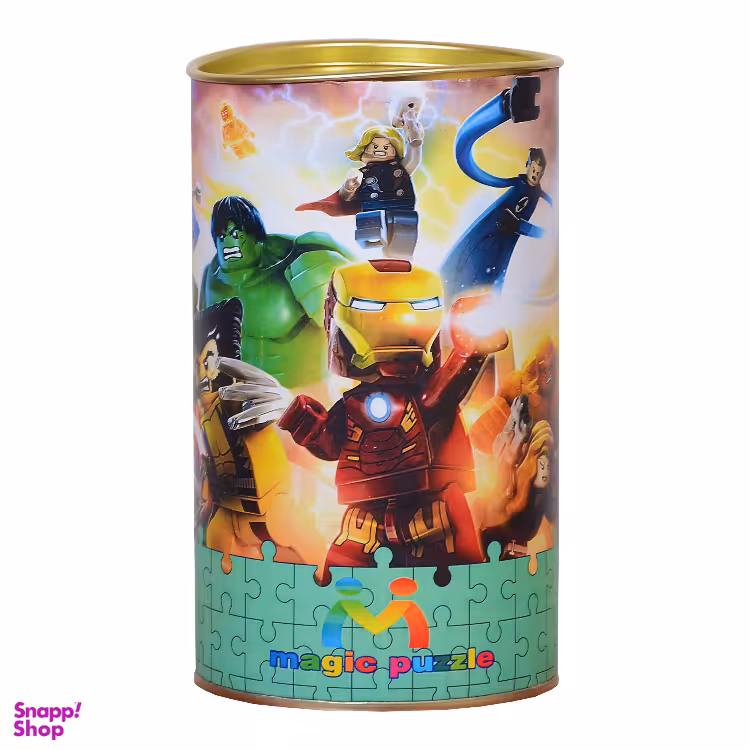 پازل 100 تکه کودک طرح انتقام جویان مارول لگو کد 120