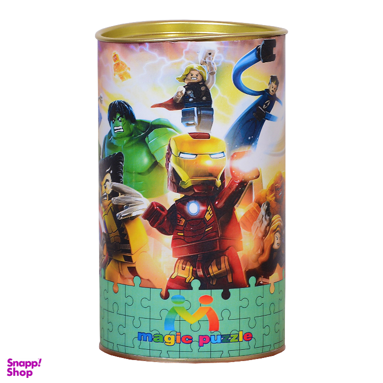پازل 100 تکه کودک طرح انتقام جویان مارول لگو کد 120
