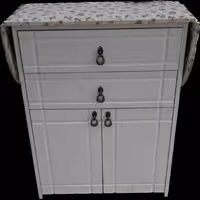 میز اتو  دو کشو کد 302 رنگ سفید مدل 1