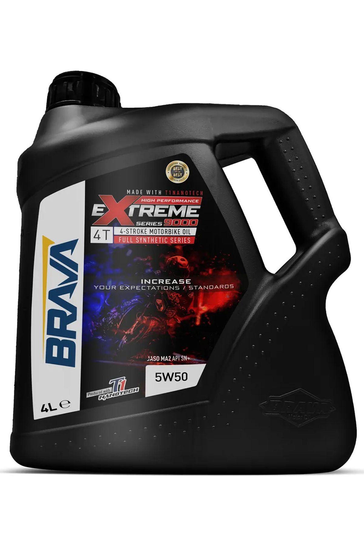 روغن و مکمل موتور EXTREME 9000 4T 5W50 4 LT ENGINE Brava