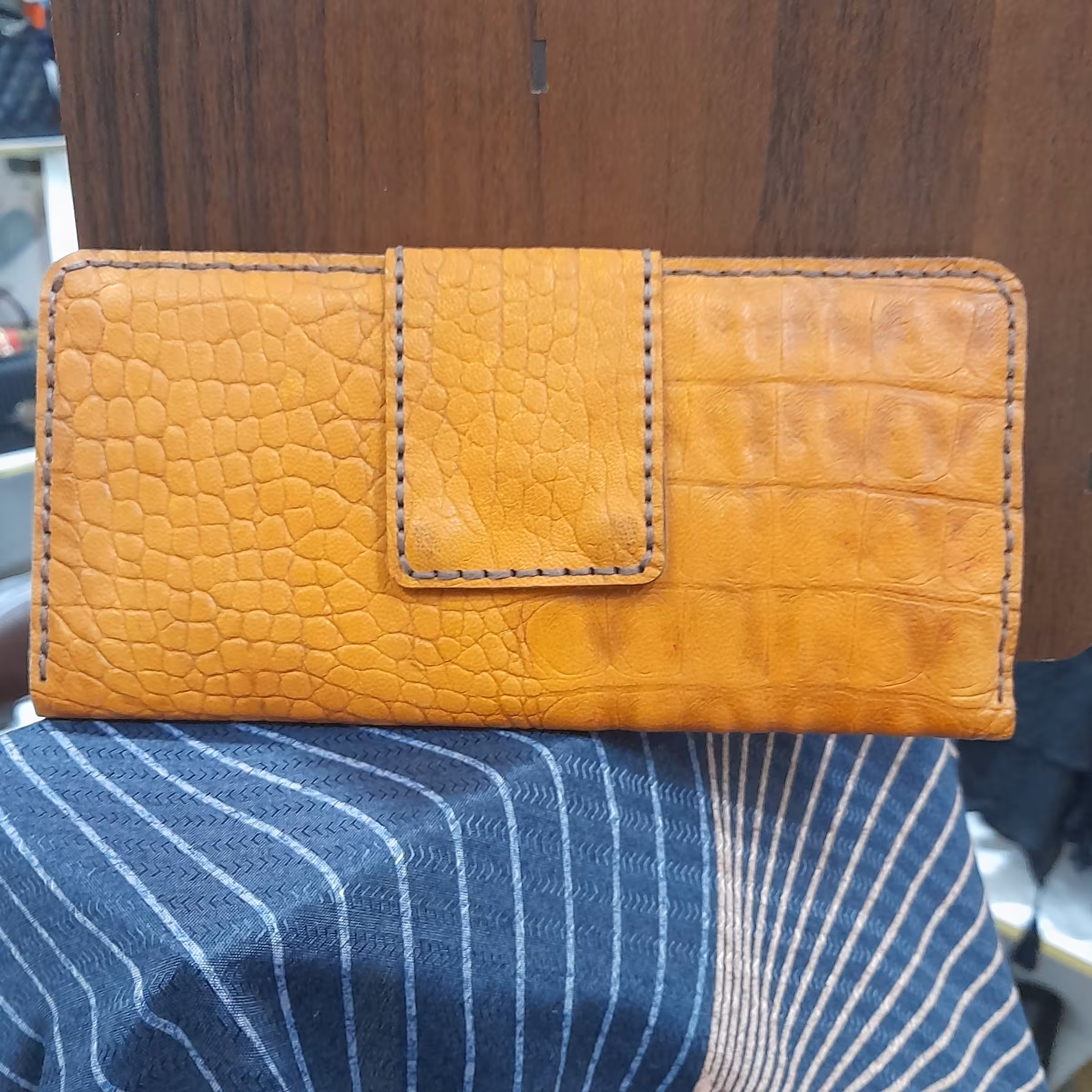 کیف چرم طبیعی دستدوز