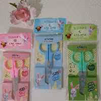 قیچی کودک غلاف دار یونی وان رنگ ابی