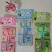 قیچی کودک غلاف دار یونی وان رنگ ابی