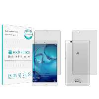 گلس صفحه نمایش و پشت تبلت هوآوی MediaPad M3 8.4 مدل نانو هیدروژل شفاف برند راک اسپیس کد LL