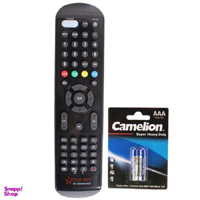 ریموت کنترل استارست مدل SR-2000HD به همراه باتری