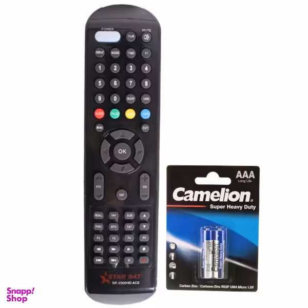ریموت کنترل استارست مدل SR-2000HD به همراه باتری