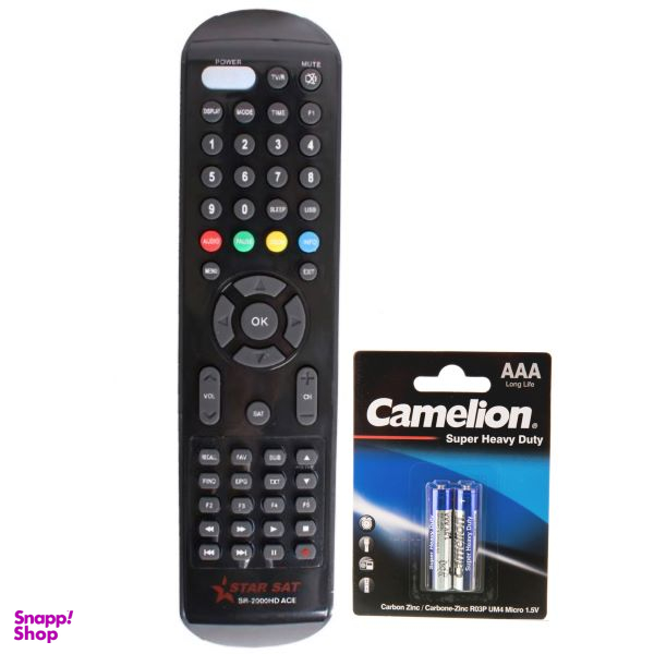 ریموت کنترل استارست مدل SR-2000HD به همراه باتری
