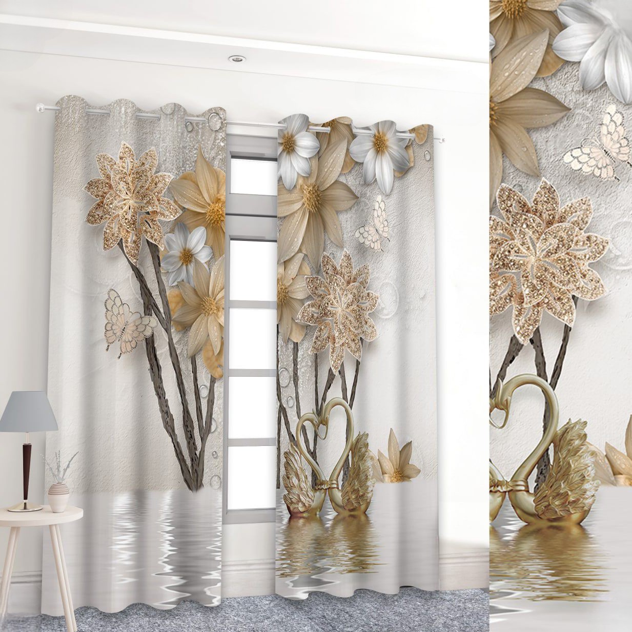 مخمل طرحدار  کد 0207