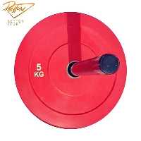 صفحه هالتر لاستیکی رنگی 5 کیلویی