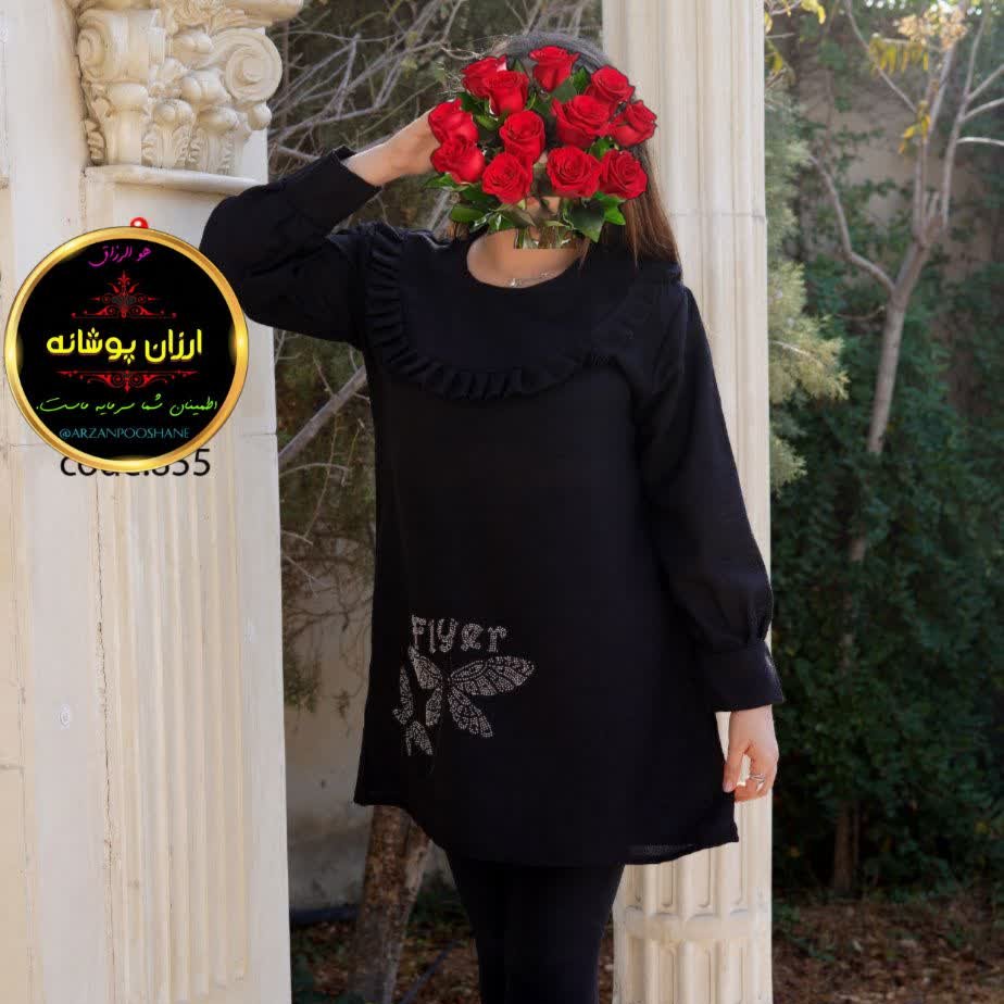 تونیک زنانه سینه چین سنجاقک