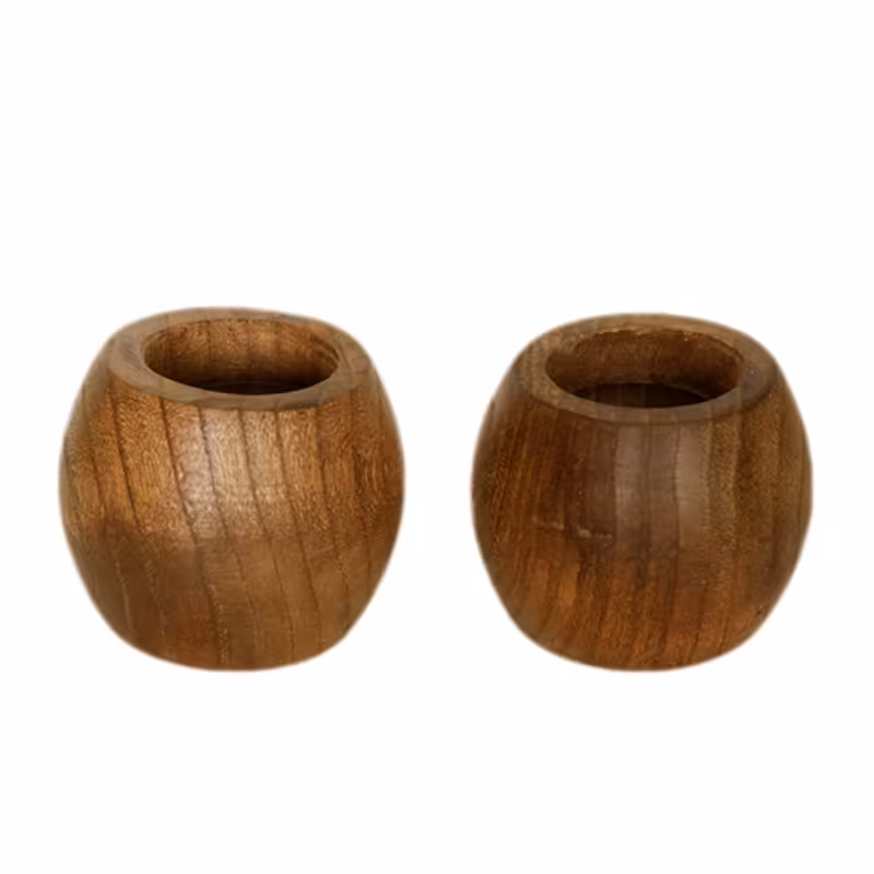 شمعدان چوبی مدل  F5