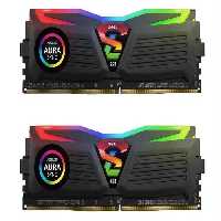 رم کامپیوتر دوکاناله ژل سری Super Luce RGB با حافظه 16 گیگابایت و فرکانس 2666 مگاهرتز