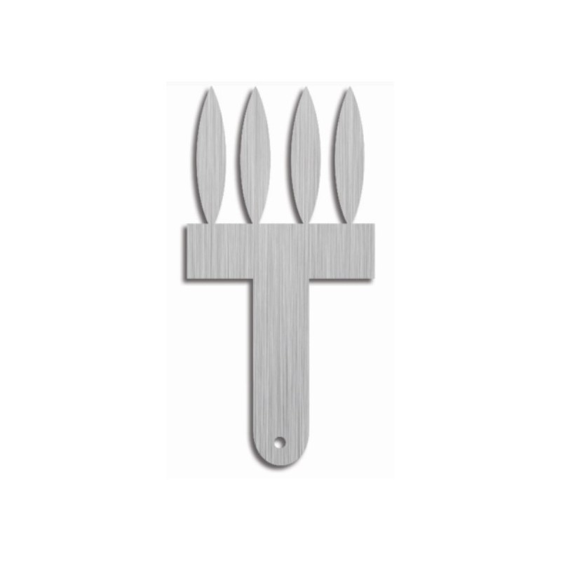 شانه شکلات استیل کوچک طرح اشک بودکور 240058