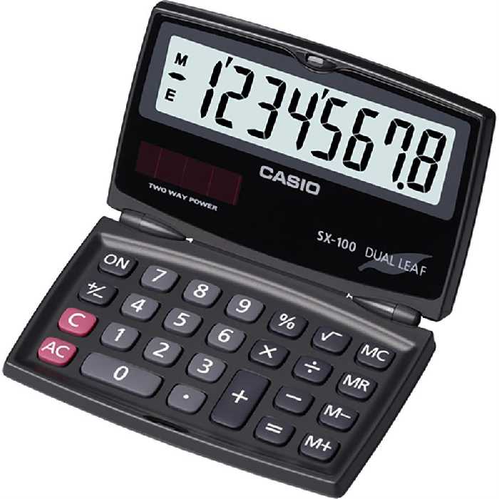 ماشین حساب رومیزی کاسیو مدل SX-100