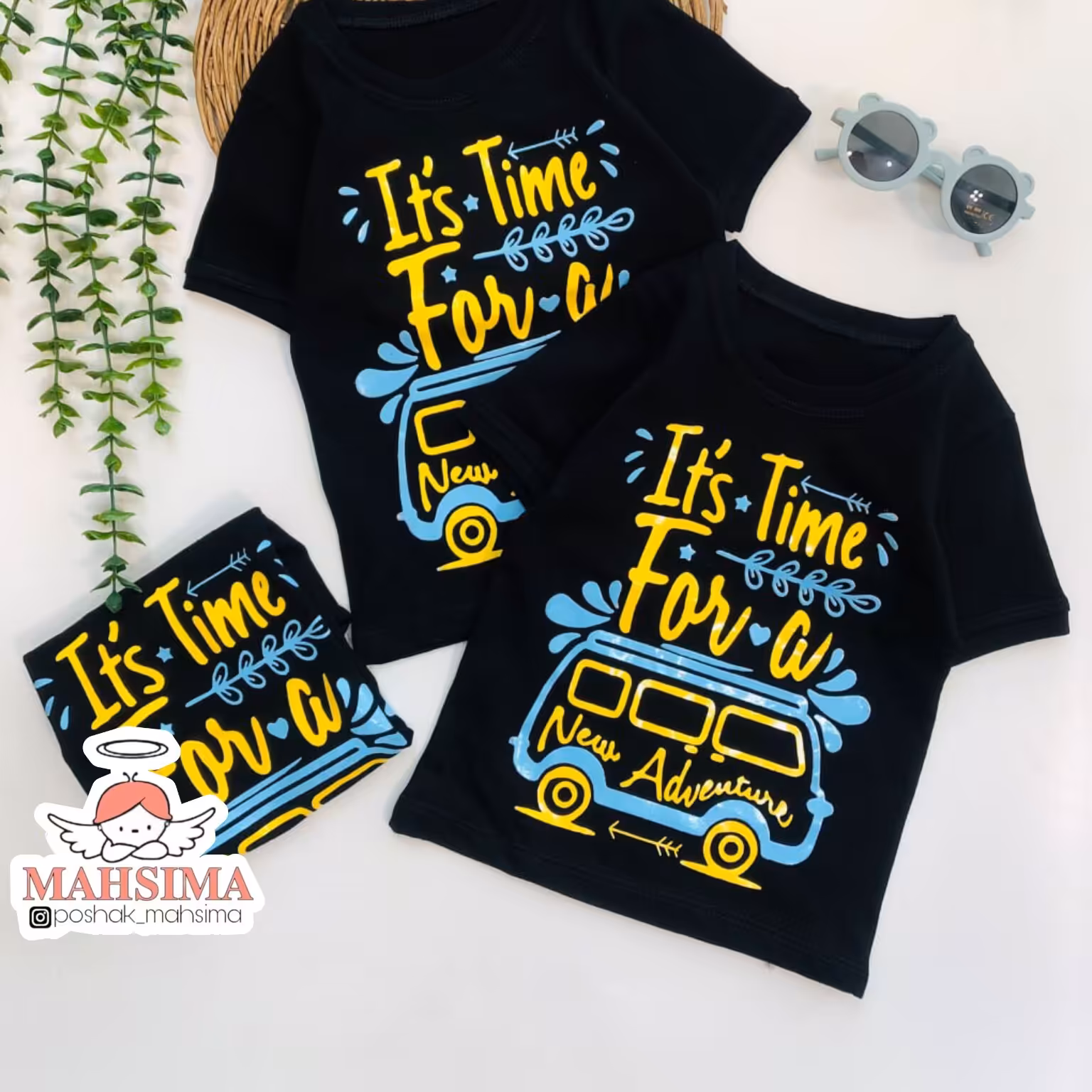 تیشرت مشکی بچه‌گانه 1 2 3 4 