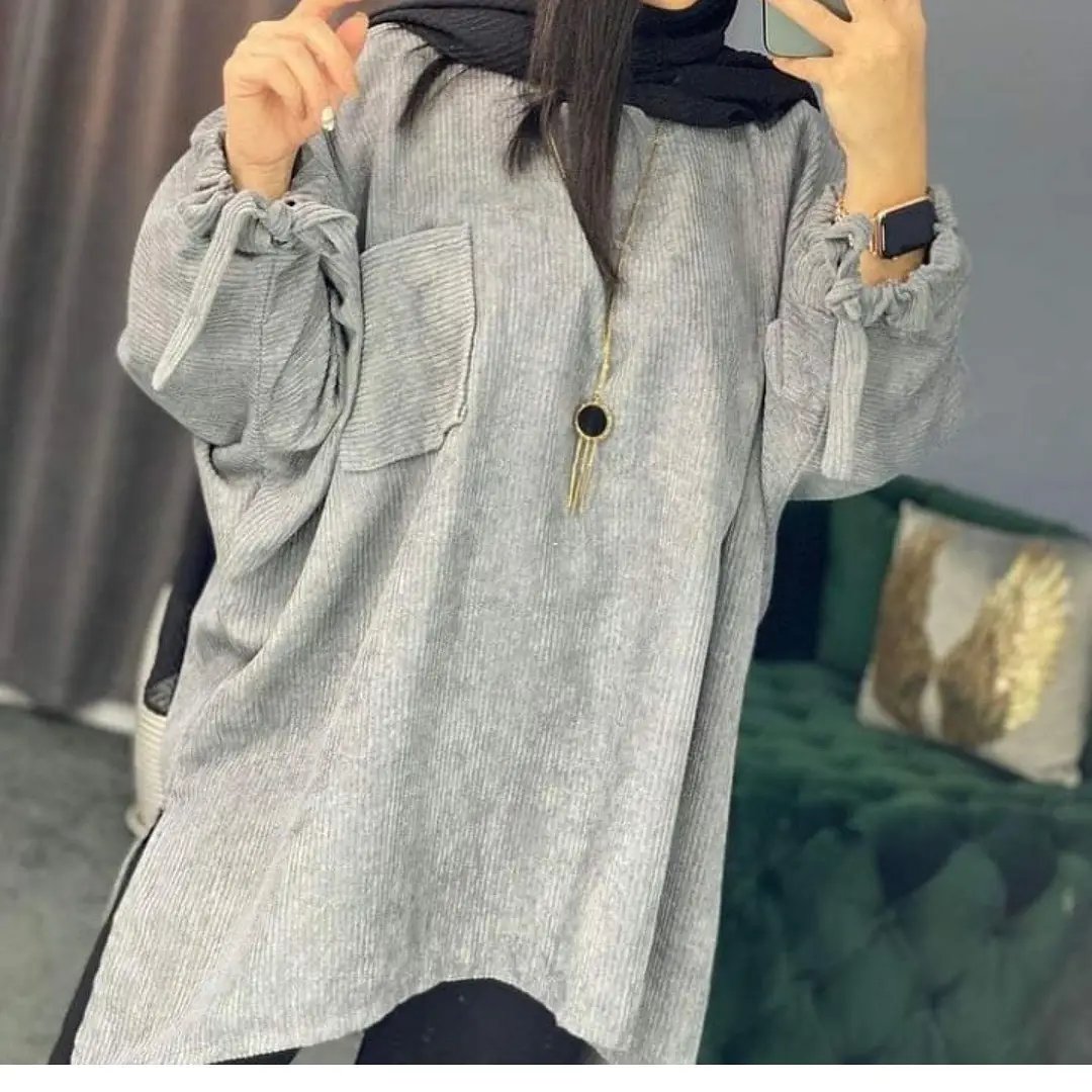 پانچو مخمل کبریتی  مانتو پاییزه  مانتو مخمل کبریتی
