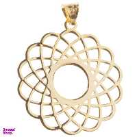 آویز گردنبند طلا 18 عیار رزا (Rosa) مدل N116