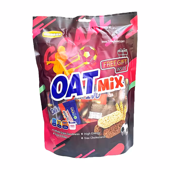 شکلات بار غلات مخلوط شکلاتی و اورجینال اوت چوکو - 400 گرم