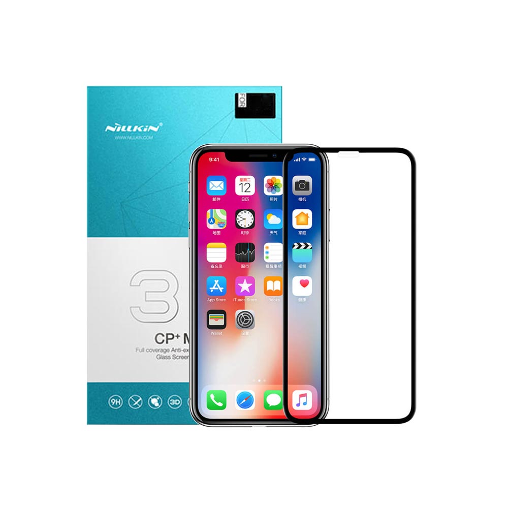 گلس 3D نیلکین گوشی آیفون iPhone XS مدل CP  Max