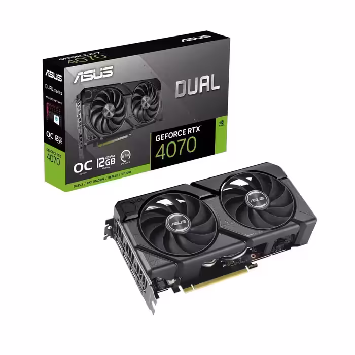 کارت گرافیک ایسوس Dual GeForce RTX 4070 EVO OC Edition 12GB GDDR6