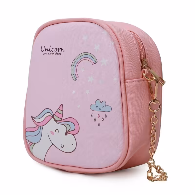 کیف رودوشی دخترانه طرح اسب تک شاخ کد 101029