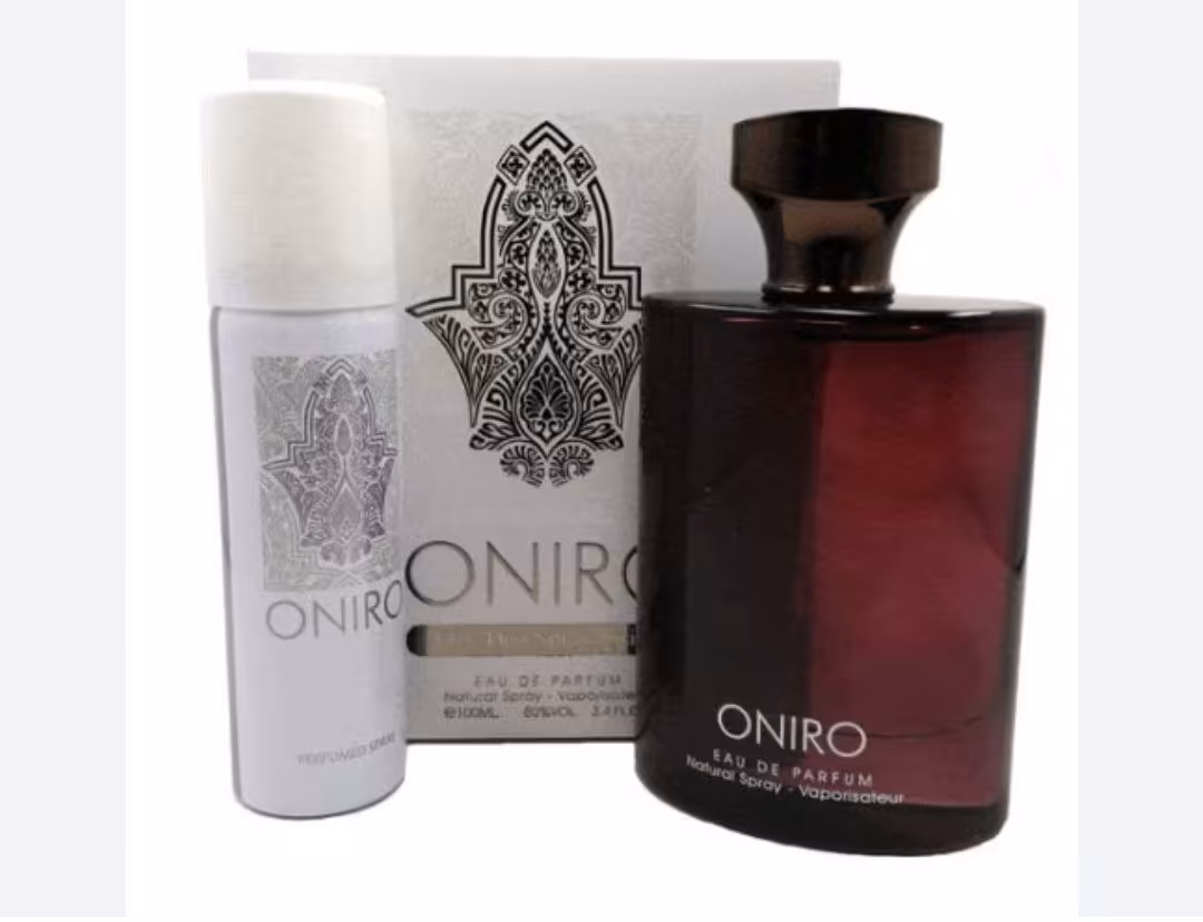 ادکلن مردانه انیروفرگرانس همراه با اسپری ONIRO