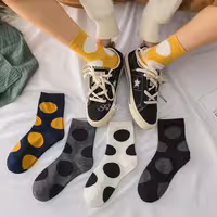 جوراب توپ توپی ساقدار در 5رنگ مختلف(بسته10عددی)