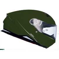 کلاه کاسکت موتورسیکلت سبز SHIRO KASK 100066 FULLFACE HUNTER MC MATT L Sym