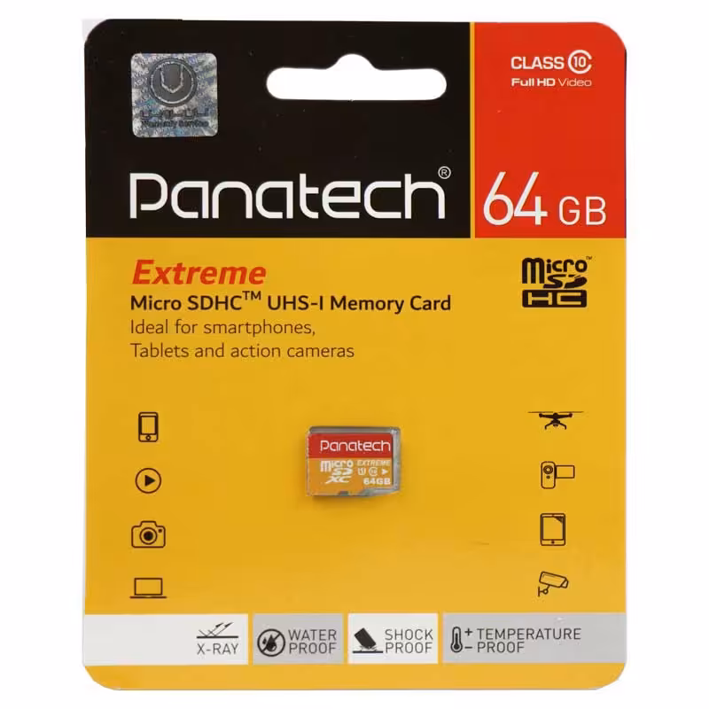 رم میکرو 64 گیگ پاناتک Panatech Extreme U1 ( مادام العمر آسان سرویس )