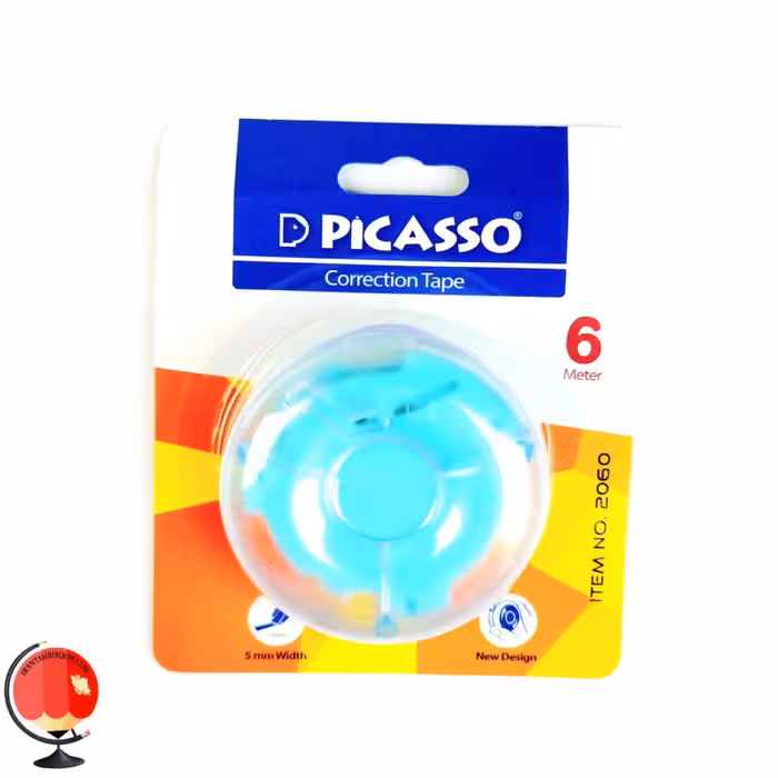لاک غلط گیر نواری چرخشی 6 متری پیکاسو آبی کد 1635