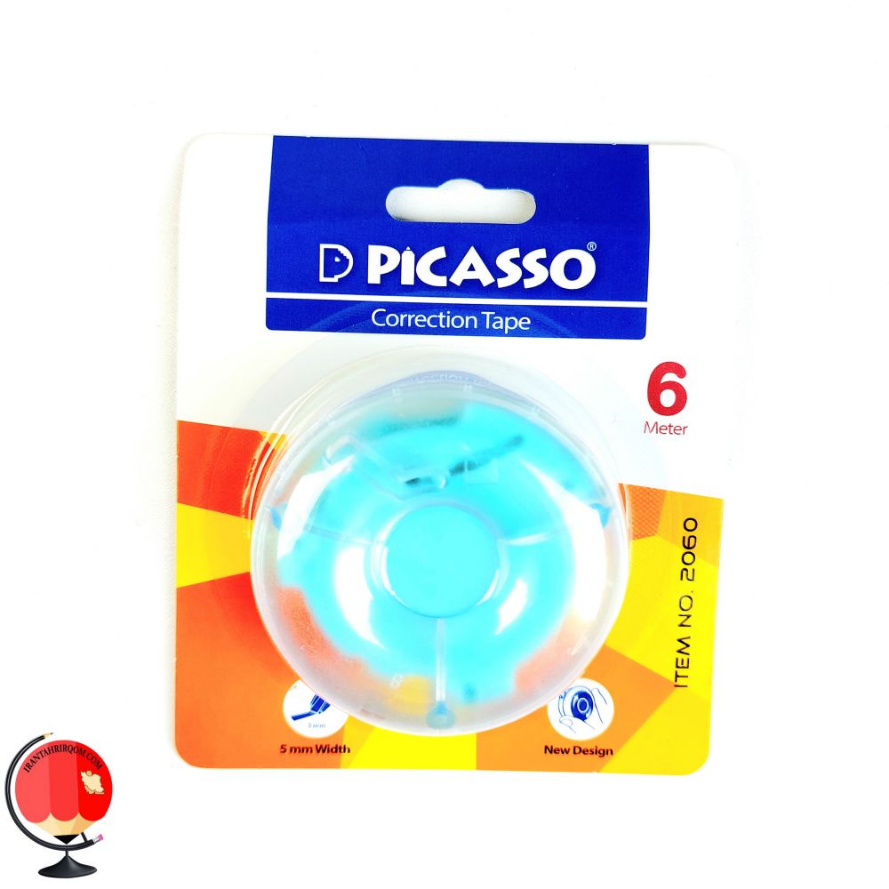 لاک غلط گیر نواری چرخشی 6 متری پیکاسو آبی کد 1635