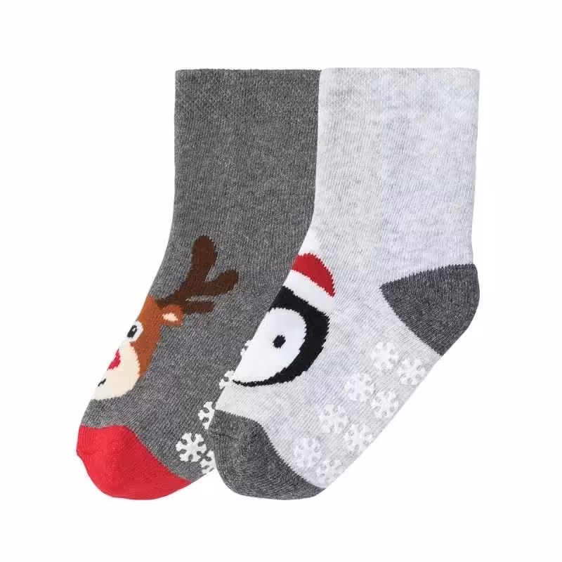 پک دو عددی جوراب حوله ای  بچگانه لوپیلو lupilu،سایز 1 تا 2 سال 