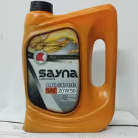 روغن موتور خودرو لوبریکانتس ساینا مدل 20w50 Sf حجم 3.78 لیتری