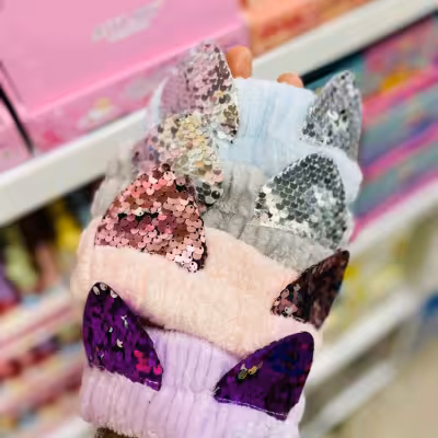 هدبند آرایشی حوله ای طرح پیشی