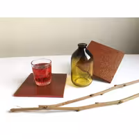 زیرلیوانی مربع  ست 6 تایی سایز 10 در 10 