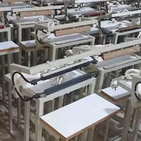 دستگاه دوخت پلاست پدالی پایی،رنگ کرم،برنو دانش،ساخت ایران،شاسی پرفیلسنگین