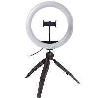 رینگ لایت بهمراه پایه و نگهدارنده گوشی