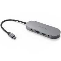 هاب و SSD هارد ADAM ELEMENTS آدام اِلمِنتس مدل CASA HUB S USB-C 3.1 5 in 1 240GB SSD Hub خاکستری - Hiapple.ir