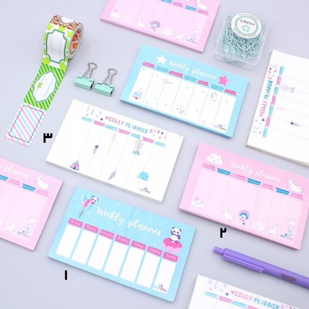 استیک نوت تودو لیست Weekly Planner