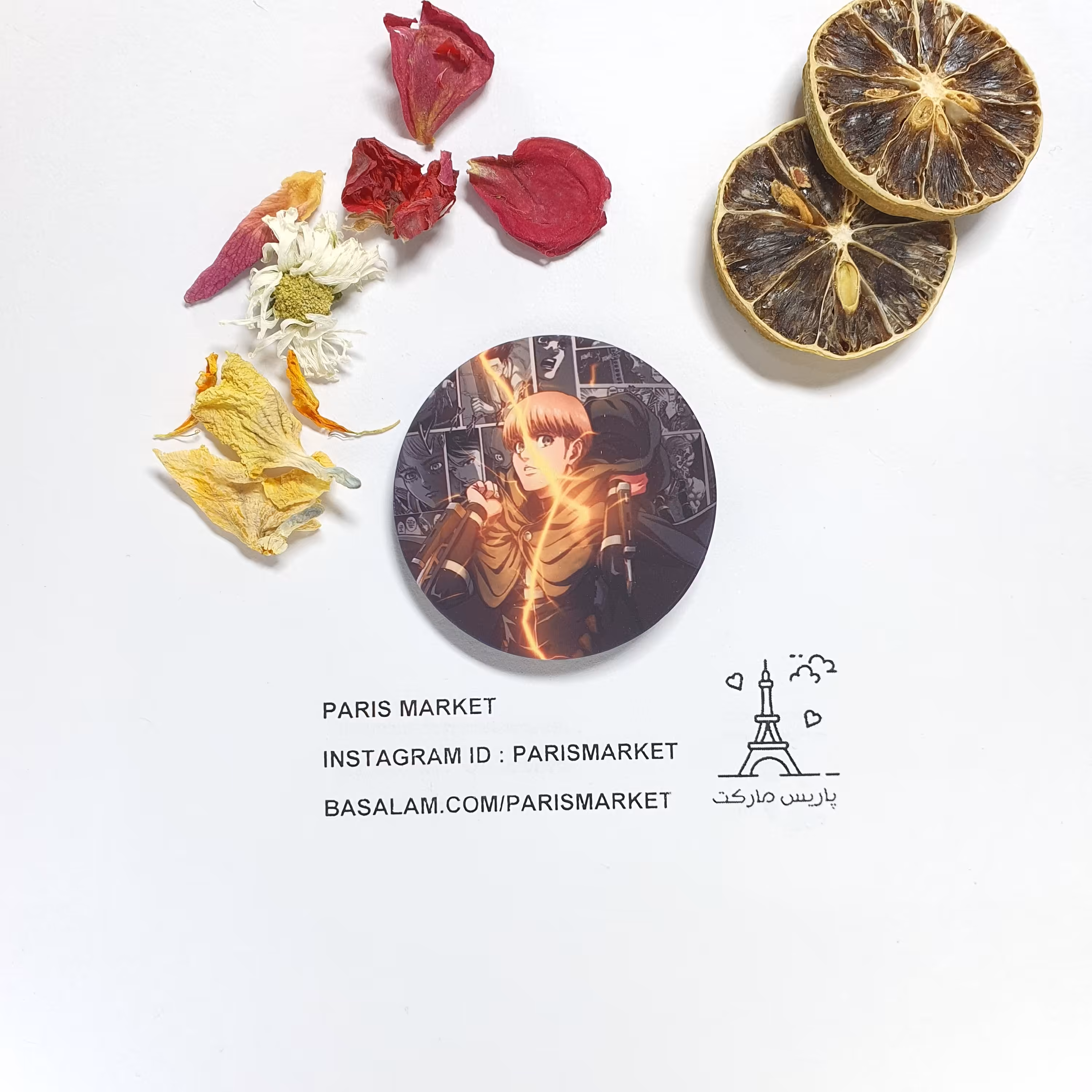 پیکسل طرح آرمین armin arlert از انیمه اتک آن تایتان attack on titan کد 1009 با کیفیت چاپ عالی 